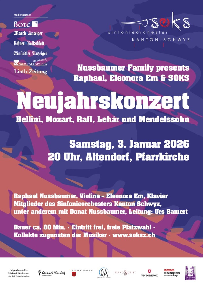 Nussbaumer Family presents: Raphael, Eleonora Em & SOKS
