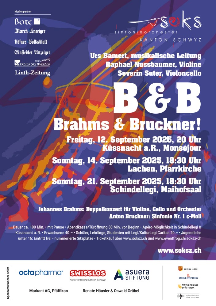B&B – Brahms und Bruckner!